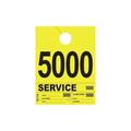 Asp 4Part Hvy-Brite Service Dispatch Nums Yellow 4 Digitset:5000-5999 Pk 2725